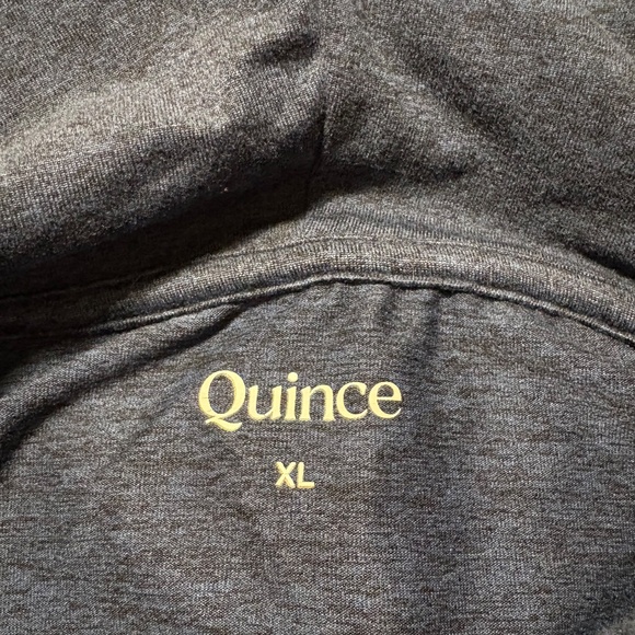 Quince performance zip hoodie - navy - size XL - Picture 3 of 10